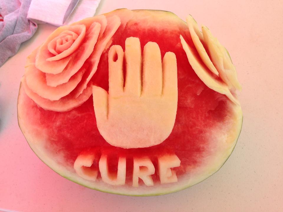 Carved Cure Watermelon